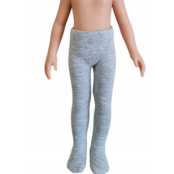 Collant grigio per bambola Paola Reina 32 cm con elastico in vita