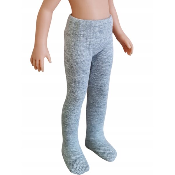 Collant grigio per bambola Paola Reina 32 cm con elastico in vita