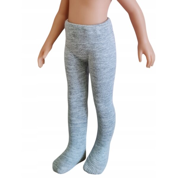 Collant grigio per bambola Paola Reina 32 cm con elastico in vita