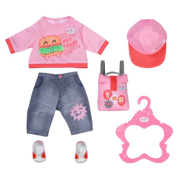 Baby Born Abbigliamento Urbano 43 cm - Completo Rosa per Bambole