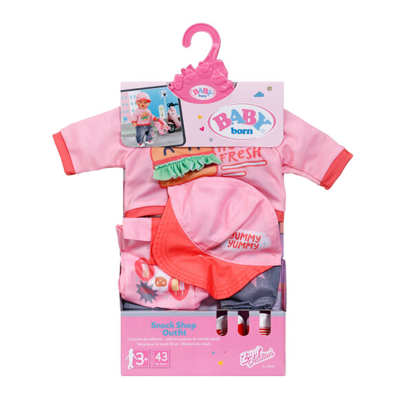 Baby Born Abbigliamento Urbano 43 cm - Completo Rosa per Bambole