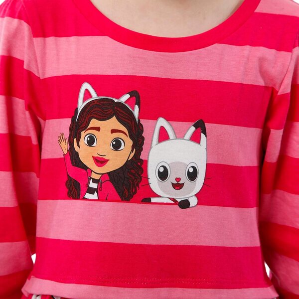 Gabby Cat Langarm-Puppenkleid für Kinder im Alter von 3 bis 10 Jahren