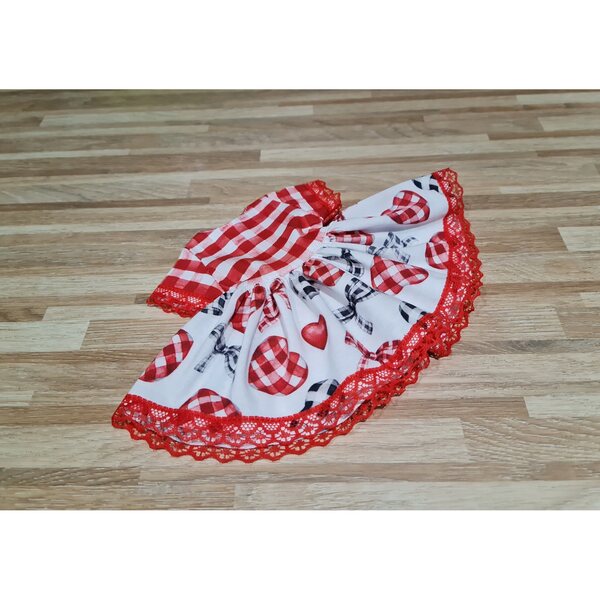 Plissiertes Kleid für 32 cm Paola Reina Puppe – Kleidung mit Spitze