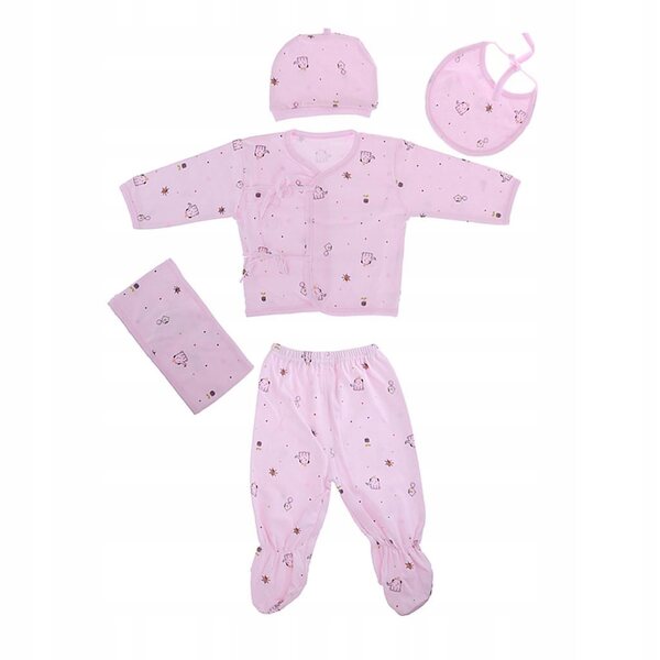 Set abbigliamento rosa per bambole Reborn 55-58 cm con top, pantaloni e accessori