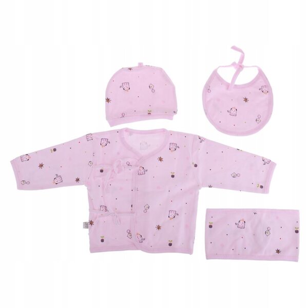 Set abbigliamento rosa per bambole Reborn 55-58 cm con top, pantaloni e accessori