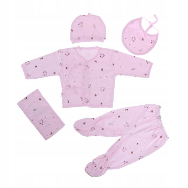 Set abbigliamento rosa per bambole Reborn 55-58 cm con top, pantaloni e accessori