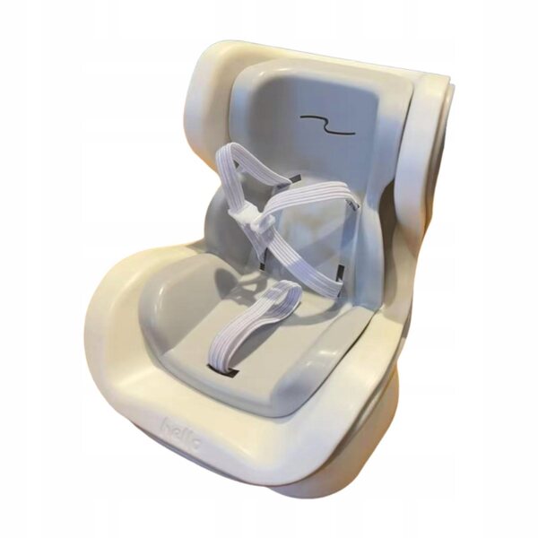 Fotelik Puppenauto aus sicherem und leichtem PP-Material, graue Farbe