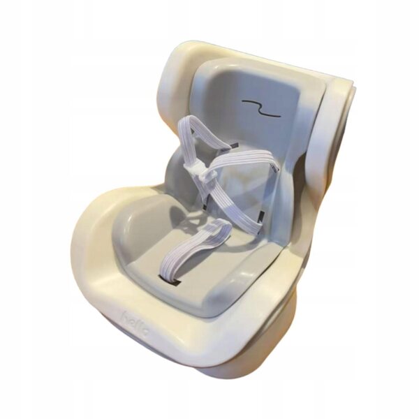 Fotelik Puppenauto aus sicherem und leichtem PP-Material, graue Farbe