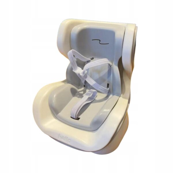 Fotelik Puppenauto aus sicherem und leichtem PP-Material, graue Farbe