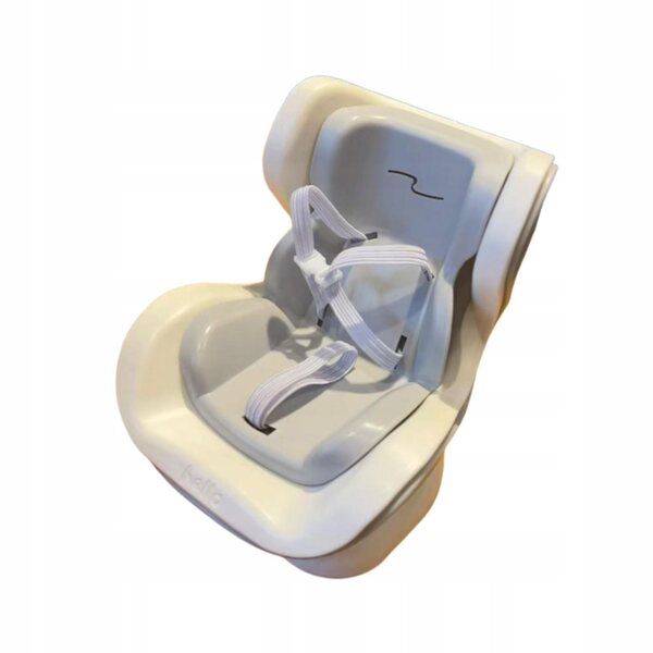 Fotelik Puppenauto aus sicherem und leichtem PP-Material, graue Farbe