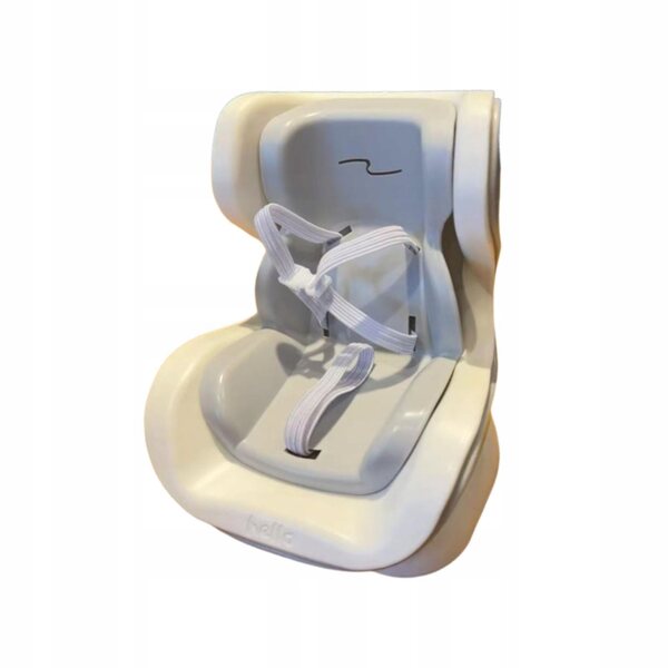 Fotelik Puppenauto aus sicherem und leichtem PP-Material, graue Farbe
