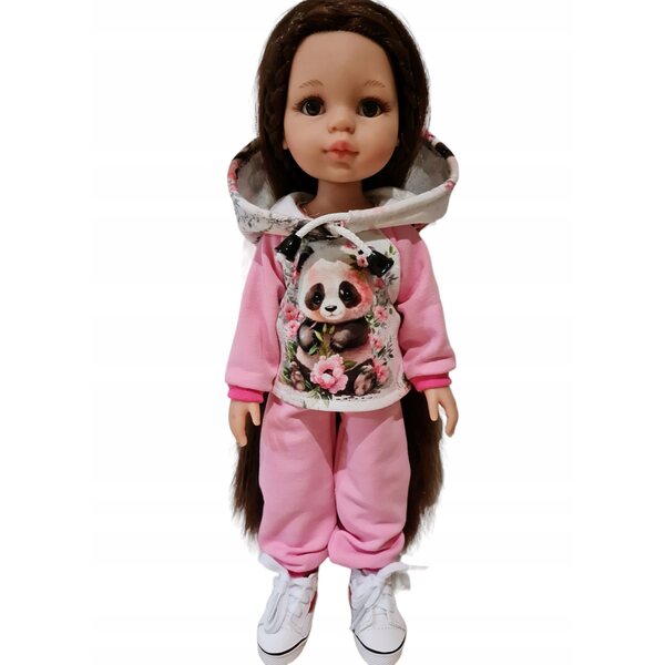 2-teiliges Kleidungsset für Paola Reina Pink Panda Puppe 32 cm