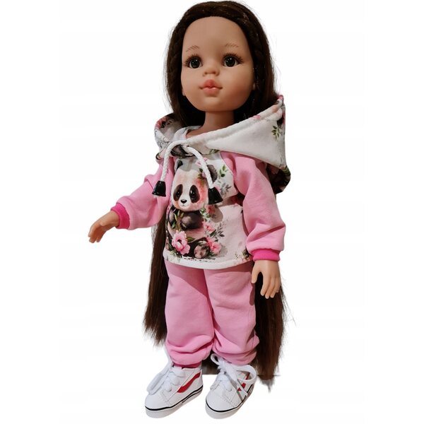 2-teiliges Kleidungsset für Paola Reina Pink Panda Puppe 32 cm