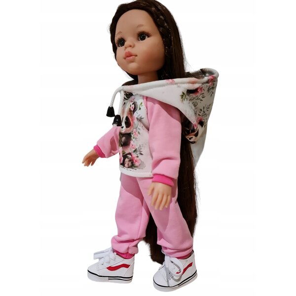 2-teiliges Kleidungsset für Paola Reina Pink Panda Puppe 32 cm