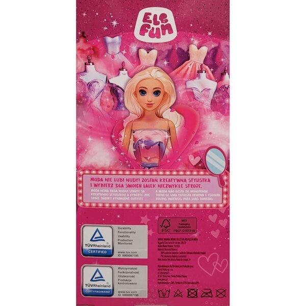 ELEFUN Prinzessin Roxie Kleid mit Ballkleid und Pinsel für kleine Mädchen