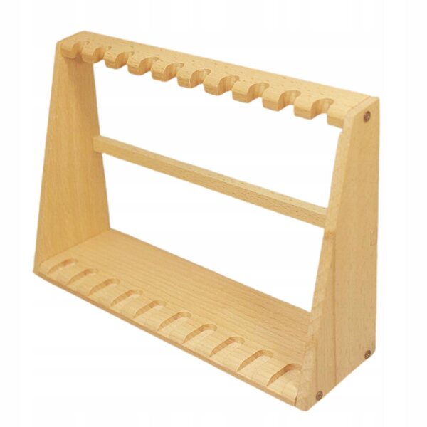 Einfach zu montierender 1/6 12 Zoll Waffenständer aus Holz für Actionfiguren