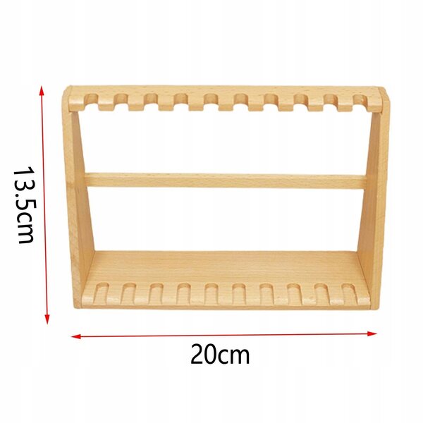 Einfach zu montierender 1/6 12 Zoll Waffenständer aus Holz für Actionfiguren