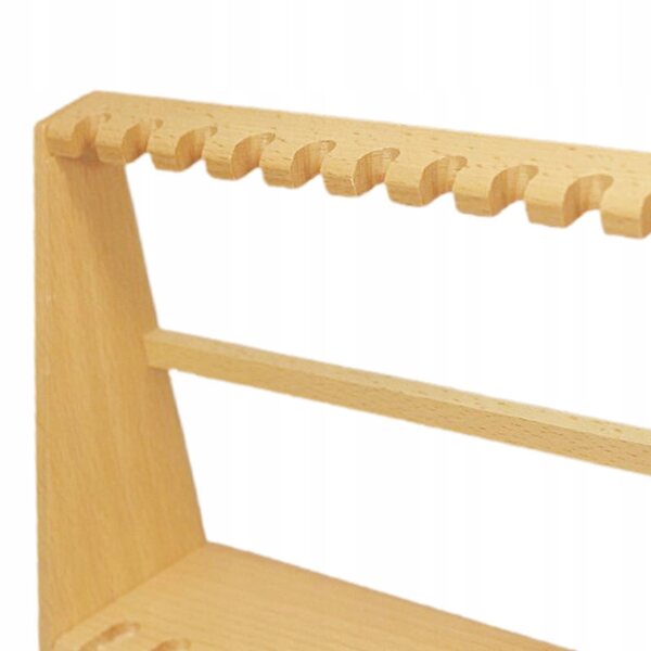Einfach zu montierender 1/6 12 Zoll Waffenständer aus Holz für Actionfiguren