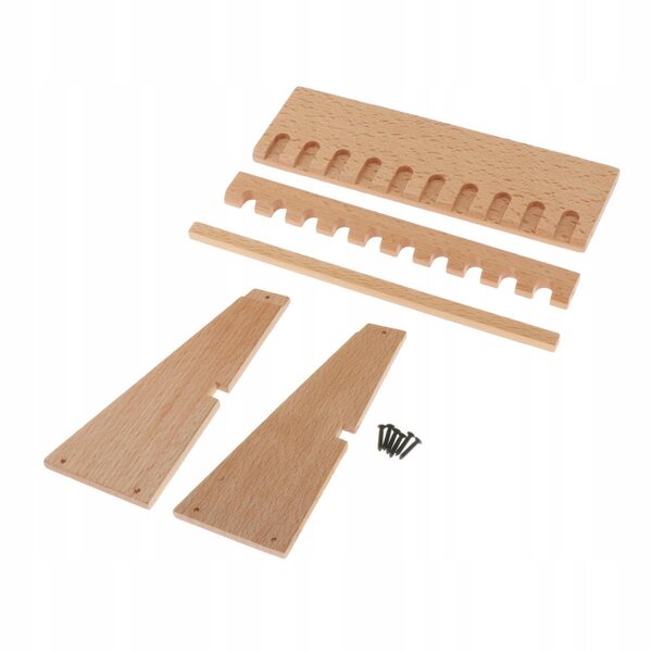 Einfach zu montierender 1/6 12 Zoll Waffenständer aus Holz für Actionfiguren
