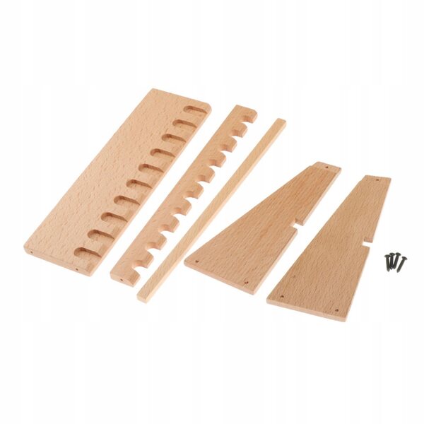 Einfach zu montierender 1/6 12 Zoll Waffenständer aus Holz für Actionfiguren