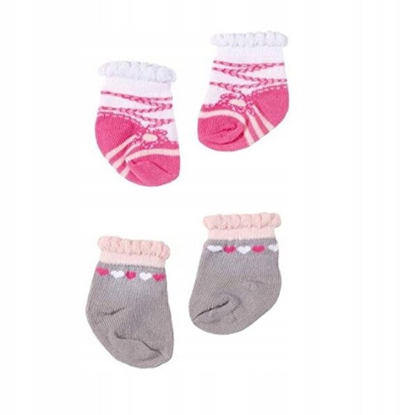 Calzini Baby Annabell set 2 paia per bambole, modelli assortiti