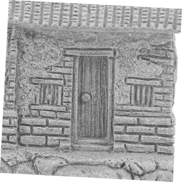 Casa Miniatura Cinese per Micro Paesaggio Decorazione Giardino 6,3x5x3,3 cm