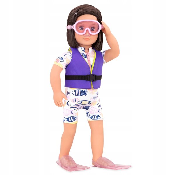 Our Generation Set Abbigliamento Subacqueo per Bambole 46 cm – Accessori Completi