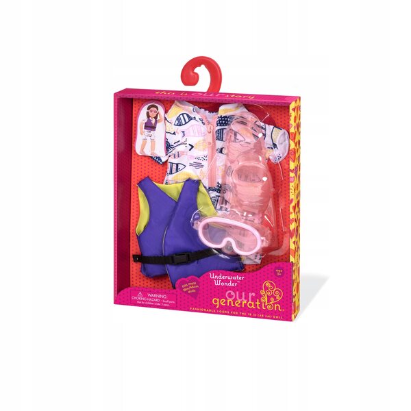 Our Generation Set Abbigliamento Subacqueo per Bambole 46 cm – Accessori Completi