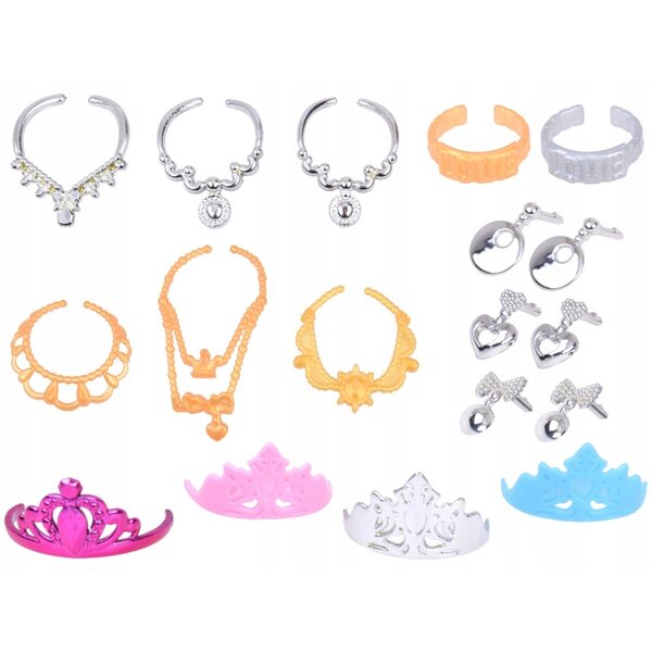Ein Set aus Jokomisiada-Kleidung und Accessoires für Puppen: Mode und kreativer Spaß