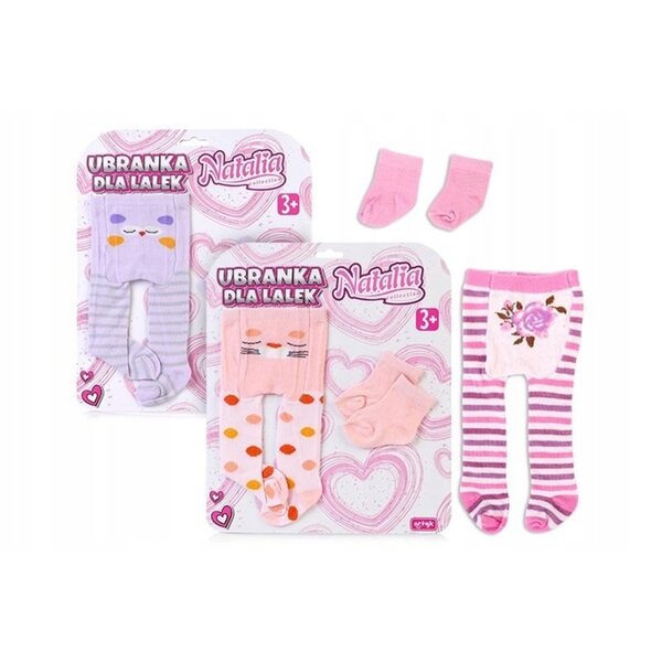 Natalia Puppenkleidung: Strumpfhosen und Socken für ein kleines Model