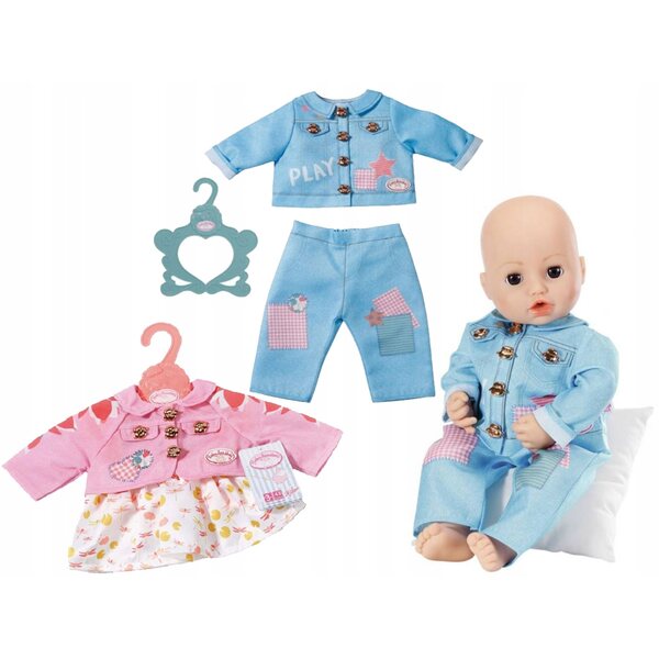 Baby Annabell Set di Abbigliamento per Bambole 43 cm – Completo Moda Bambina e Bambino
