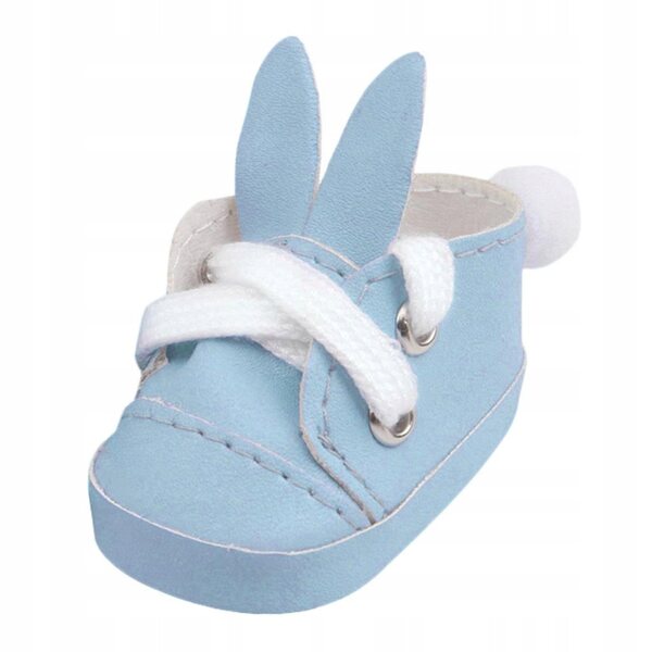 Hellblaues PU-Trampki für 14,5-Zoll-Puppen, Party- und Freizeitstil