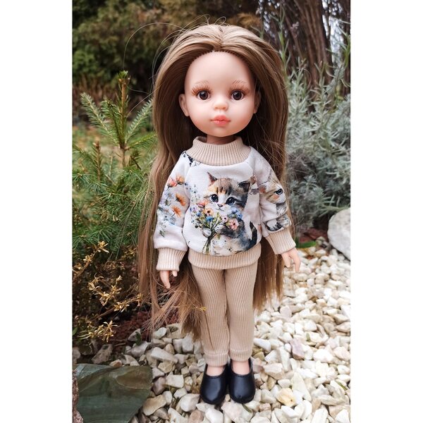 Kleidung für die 32 cm große Paola Reina-Puppe, komplett mit Trainingsanzug, Sweatshirt und Hose