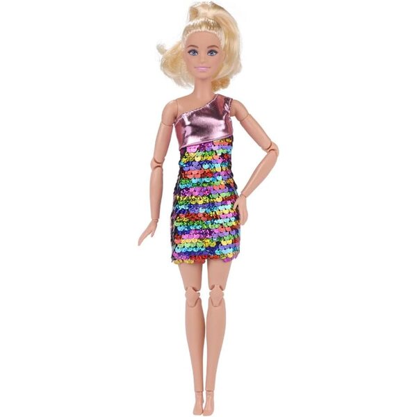 Puppenkleidung 30 cm Paillettenkleid Party Freizeitkostüm 1 Set odulu