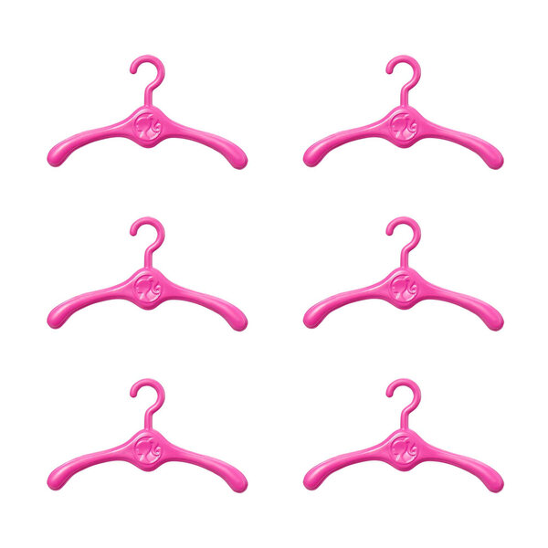 Barbie Fashion Garderobe mit Kleiderbügeln – Spielset für Mädchen ab 3 Jahren