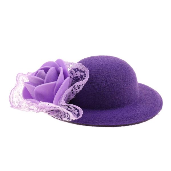 Set 10 Cappelli Vintage Melonik per Bambole 28-30 cm in Tessuto Elegante