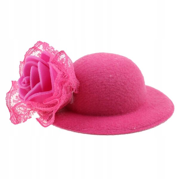 Set 10 Cappelli Vintage Melonik per Bambole 28-30 cm in Tessuto Elegante