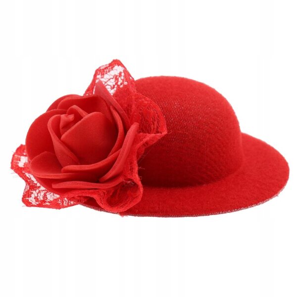 Set 10 Cappelli Vintage Melonik per Bambole 28-30 cm in Tessuto Elegante