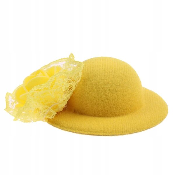 Set 10 Cappelli Vintage Melonik per Bambole 28-30 cm in Tessuto Elegante