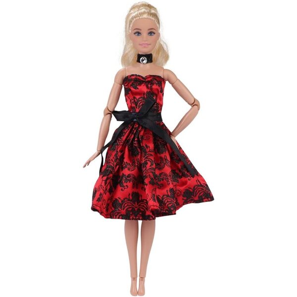 Trägerloses Blumenkleid für 1/6 BJD 30cm Puppe - Odulu