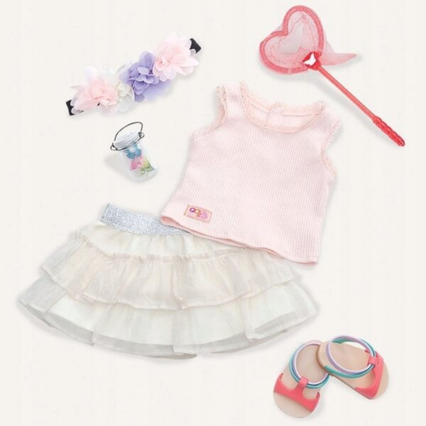 Deluxe Sommerkleidungsset für 46 cm große Our Generation Puppen