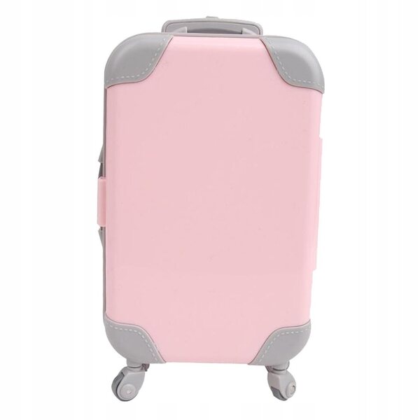 Reisekoffer für Puppen 18 cm rosa – ein Spielzeuggeschenk für Mädchen