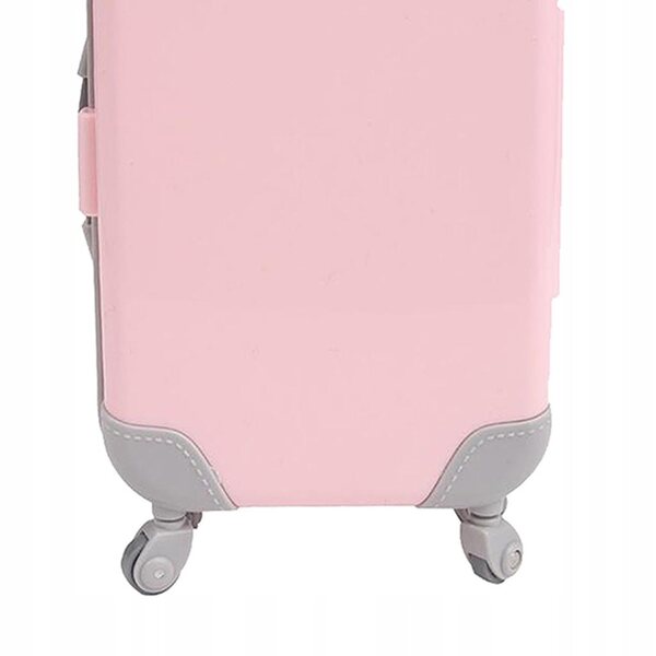 Reisekoffer für Puppen 18 cm rosa – ein Spielzeuggeschenk für Mädchen