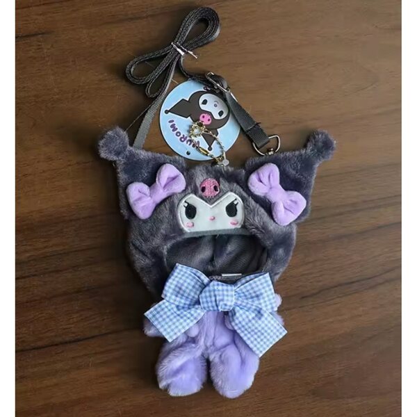 Costume in peluche Kuromi per bambole, abbigliamento creativo 2+ anni