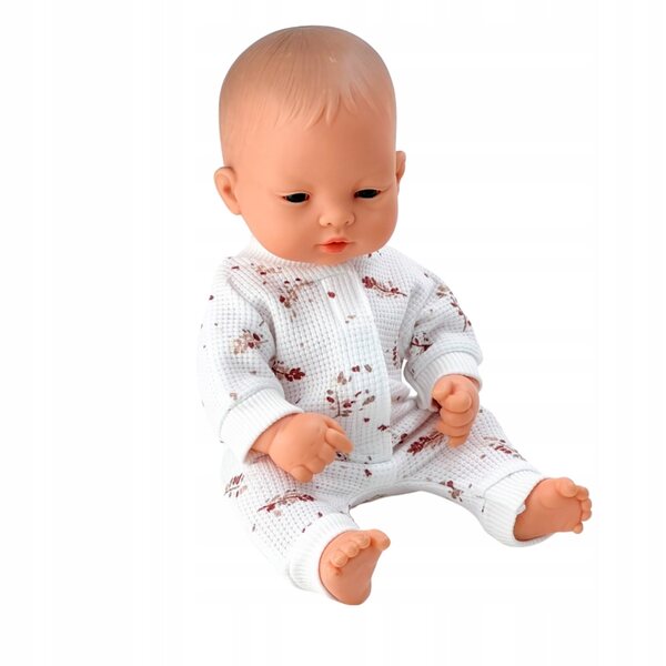 Fußloser Pyjama mit Zweigen für Minikane 28 cm und Miniland 32 cm Puppe
