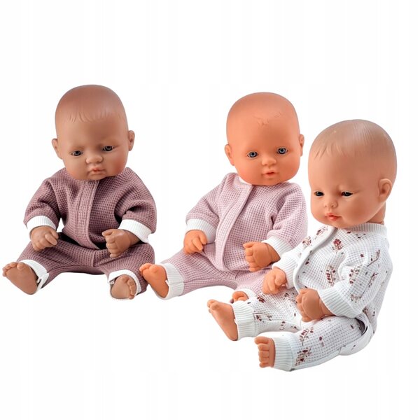 Fußloser Pyjama mit Zweigen für Minikane 28 cm und Miniland 32 cm Puppe