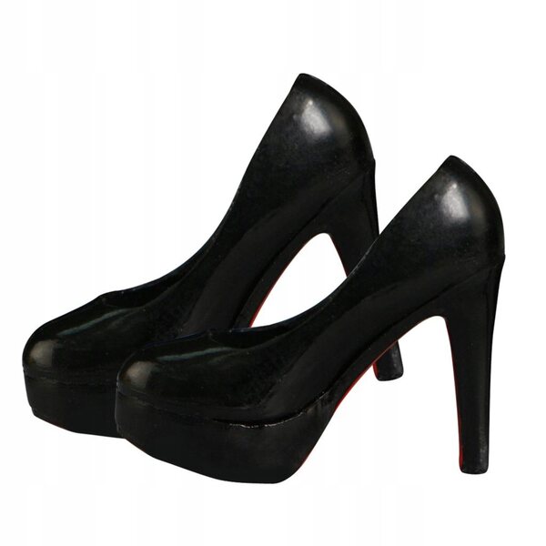 Scarpe con tacco alto a plateau in scala 1/6 per bambole femminili 12 pollici