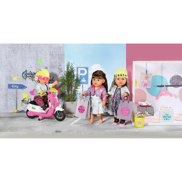 BABY born City Deluxe Style 43 cm - Hochwertiges Puppenkleidungsset