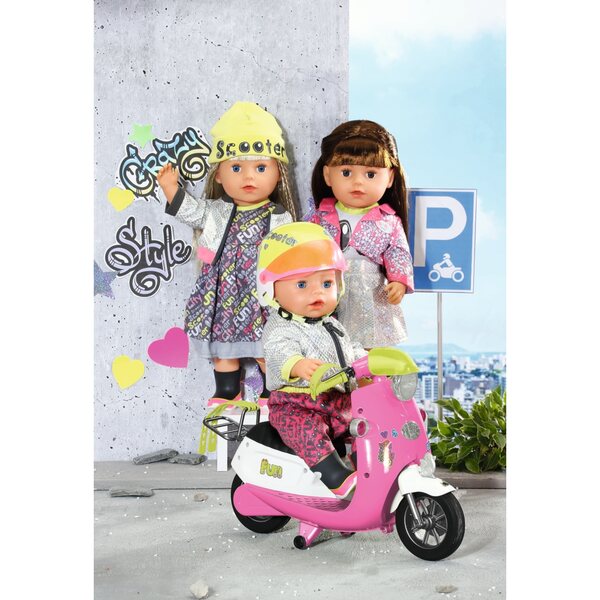 BABY born City Deluxe Style 43 cm - Hochwertiges Puppenkleidungsset