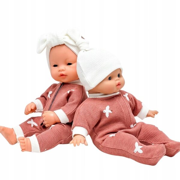 Tutine senza piedini per bambole Miniland 32 cm e Minikane 28 cm in cotone